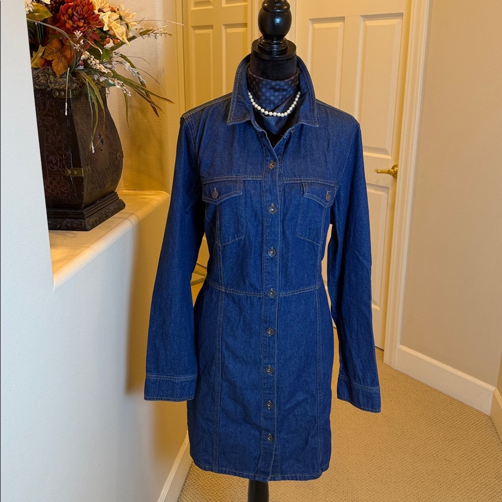 Frye Dark Blue‎ Denim Jacket